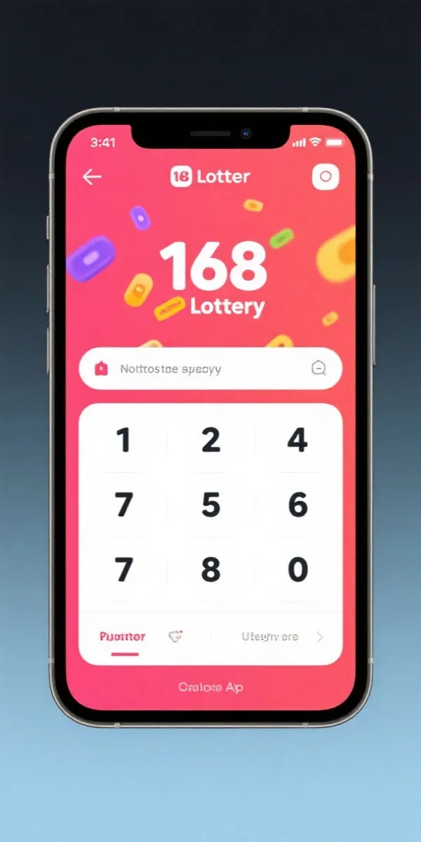 168开奖网APP界面展示